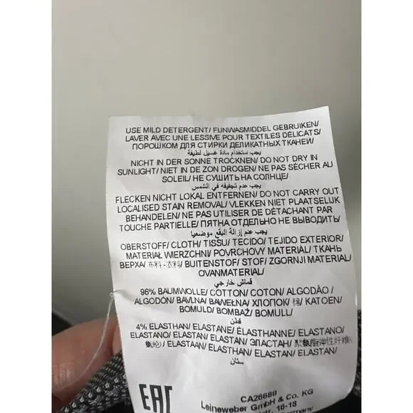 Brax Cooper Fancy Regular 33/30 Gray Black Diamond Comfort Chino Office Casual - Picture 8 of 9